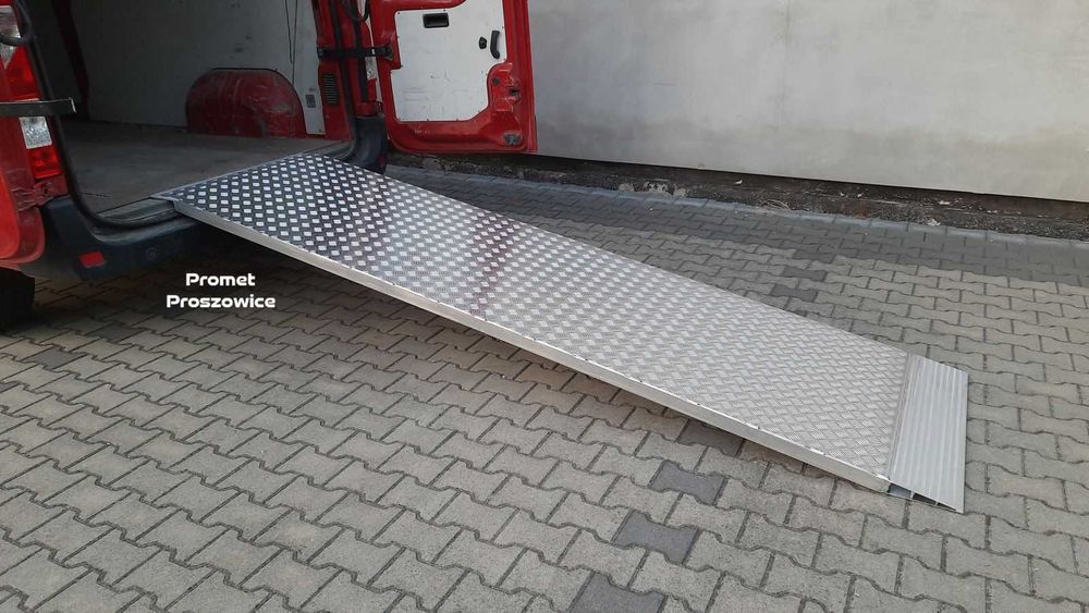 Rampa Aluminiowa 325cm x 100cm do 1.2T. Najazd Podjazd pod Paleciak
