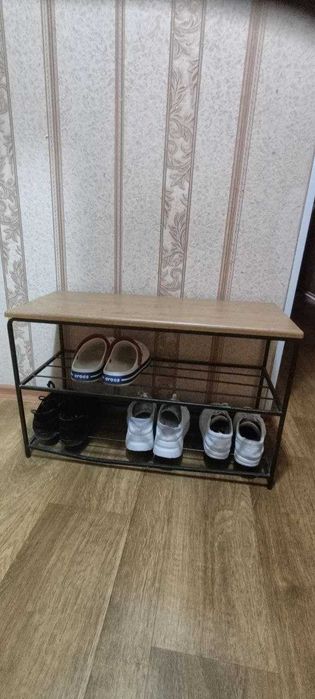 Тумба для взуття з сидінням