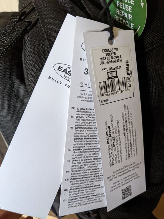 Рюкзак Eastpak Volker CS Mono Black2