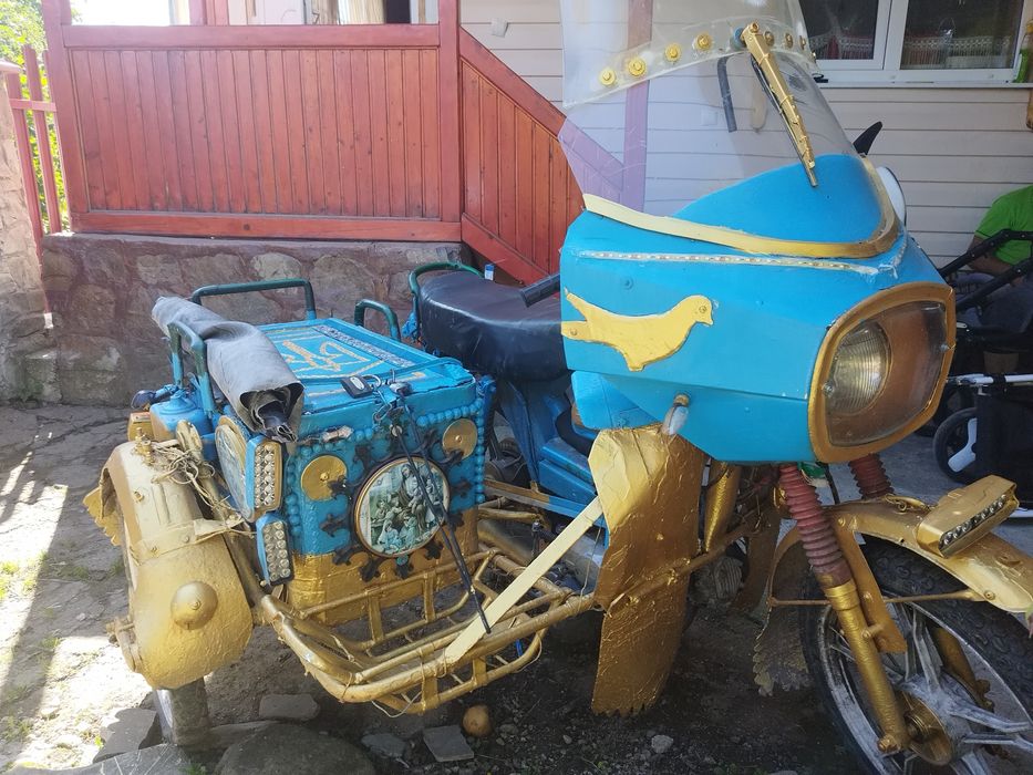 Мотоцикл Дельта з коляскою