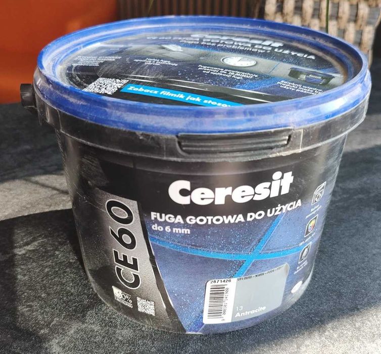 Ceresit CE 60 Fuga gotowa kolor Antracite 13 lub 58 Chocolate