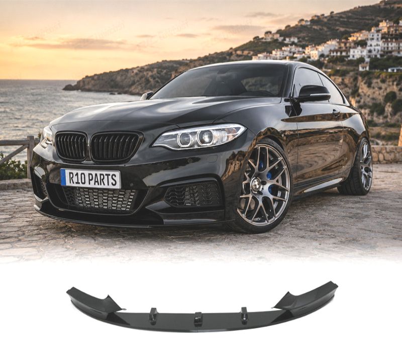 SPOILER LIP BMW F22 COUPE PRETO BRILHANTE