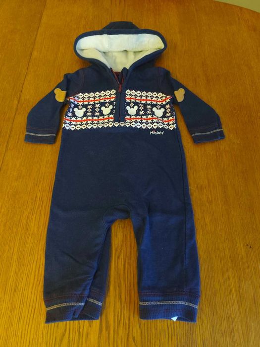 Sliczny kombinezon ocieplany rozm 68cm