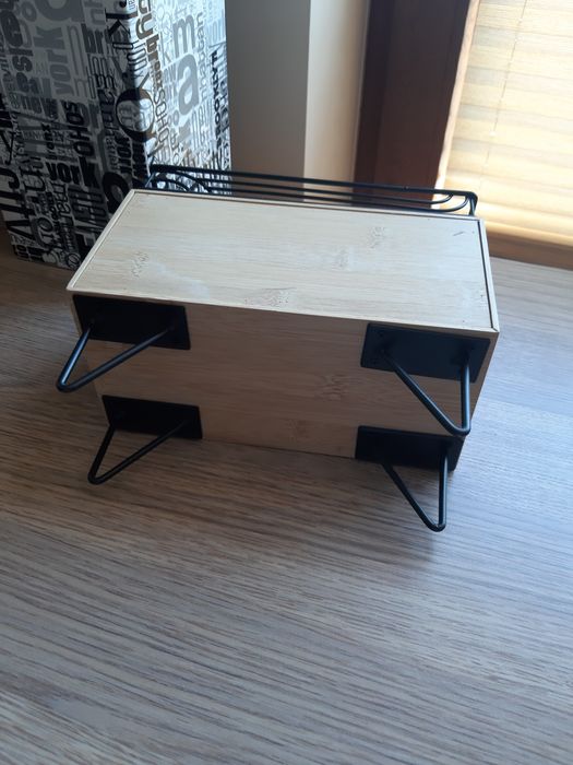 Mebel szafka dla lalki kolekcja tkmaxx kubełek szuflada drewno loft ho