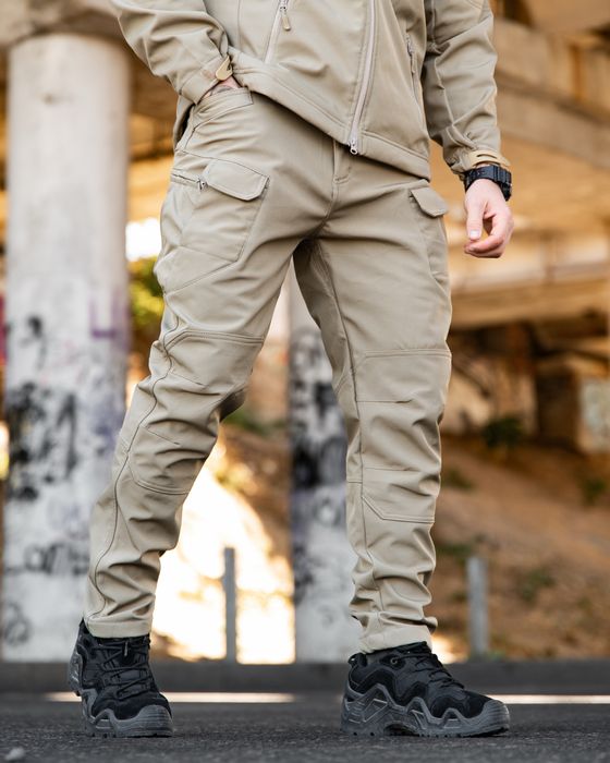 •‼️Black Discount‼️• Зимові штани DEX на флісі з тканини Soft Shell