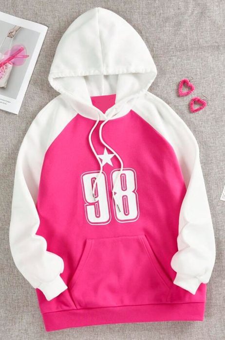 Sweats com capuz "98" - M e L (Novas)