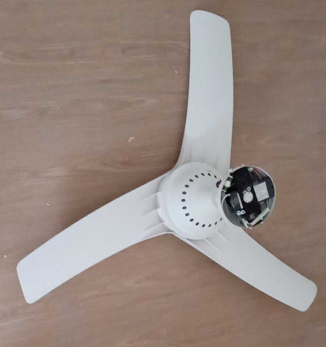 Ventoínha de teto LED 3 lâminas Inspire Aruba 112 cm E27