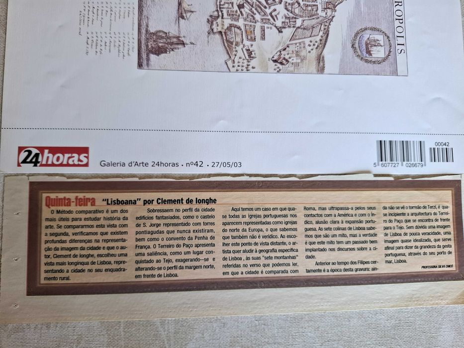 Gravuras de Lisboa - Galeria D'Arte 24 Hrs 40,5x52,5 cm