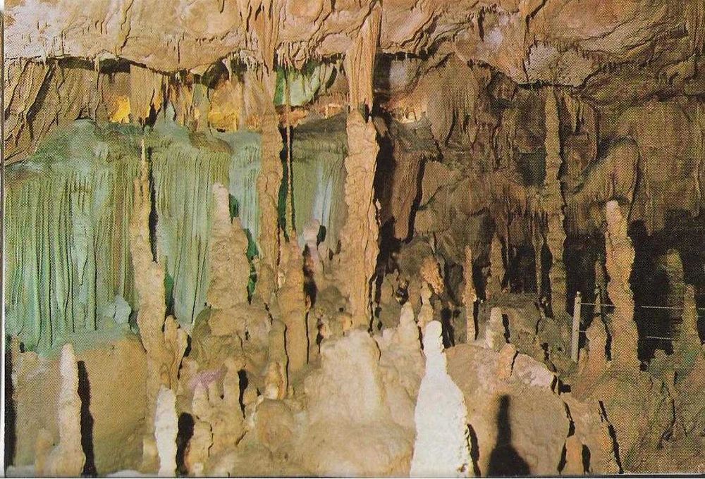 Grutas de Santo António - Postais antigos (cerca de 30 anos) - Postais