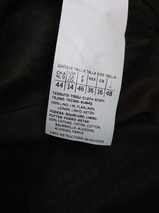 Льняное лёгкое пальто max mara weekend 100% лен