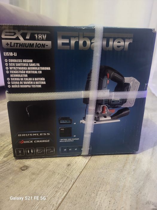 Wyrzynarka erbauer 18V bez akumulatora