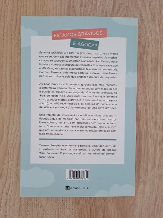 Livro Estamos Grávidos! E agora?