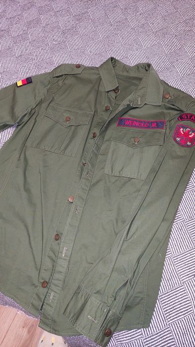 Рубашка в стиле милитари