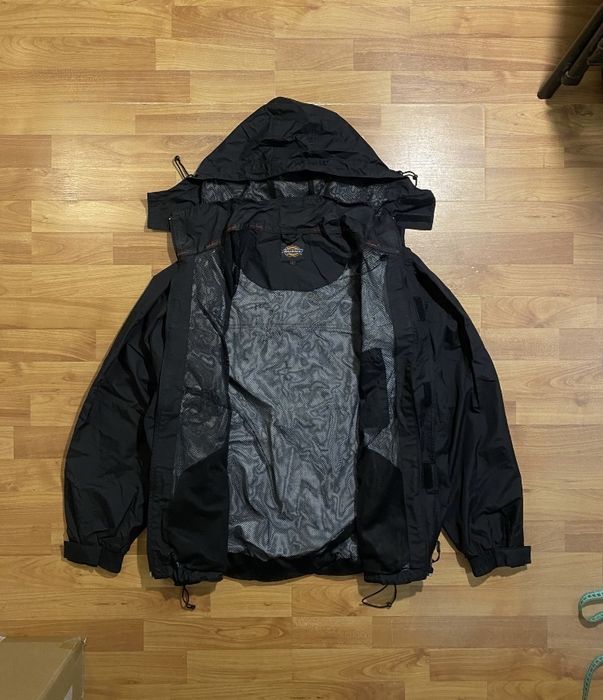 (S-M) DICKIES Черная курточка на мембране весенняя осенняя tnf gore tex ветровка