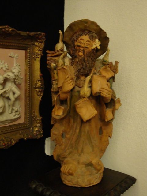 Cristo grande , escultura em terracota
