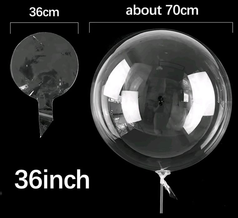Balony BOBO z naklejką urodzinową
