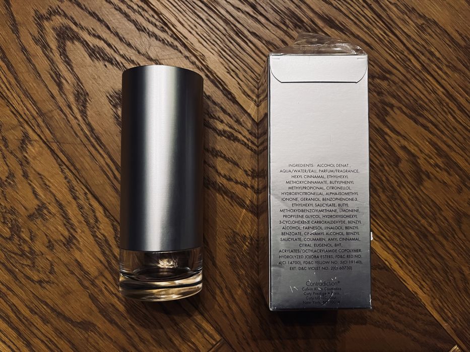 Pusty flakon Calvin Klein Contradiction z pudełkiem, 100ml