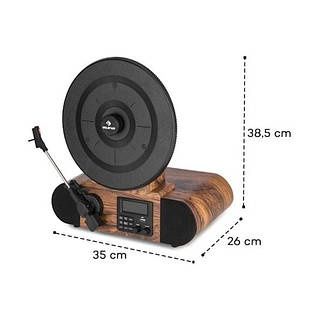 Програвач вінілу Auna Verticalo SE DAB, BT, USB, FM