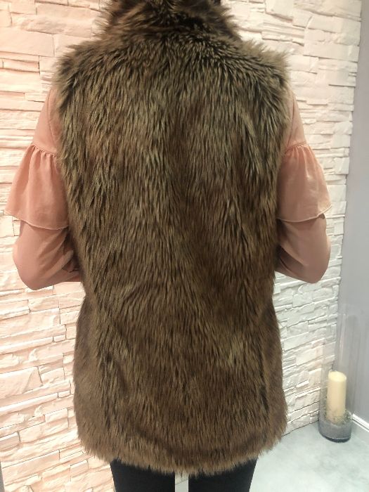 Kamizelka z imitacji futra