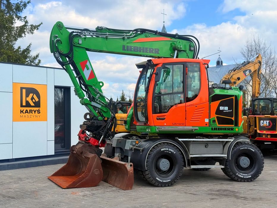 Liebherr A918 Compact 2019 8473 MTG A 918 914 916 A914 A916   Litronic  ROTOTILT R6, podwójne szybkozłącze, Stan PERFEKCYJNY !!