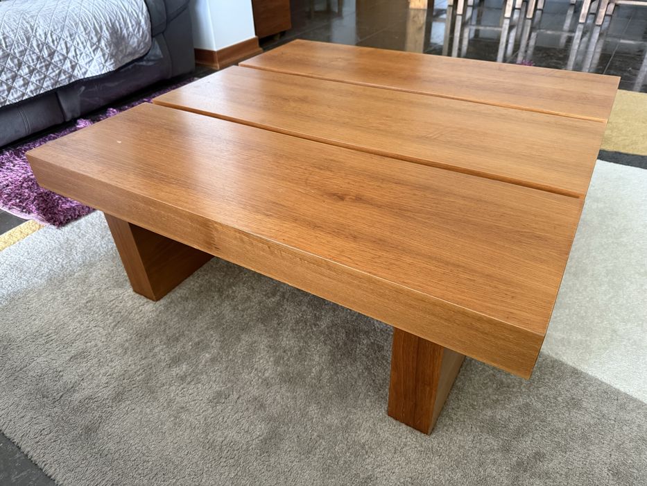 Mesa de centro em madeira - cerejeira