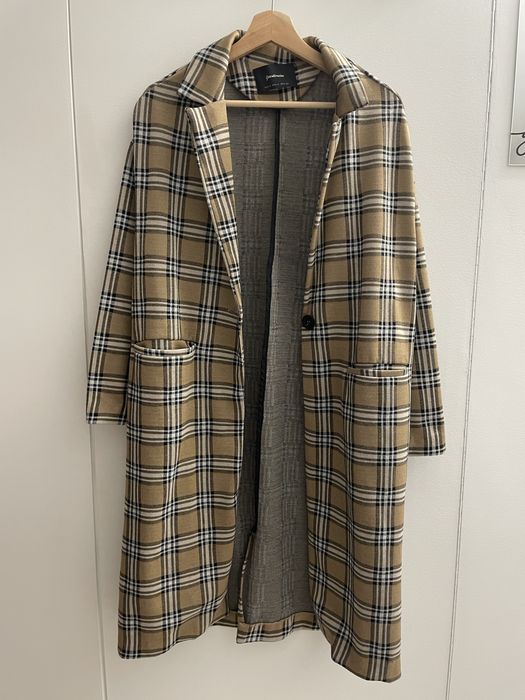 Casaco comprido xadrez