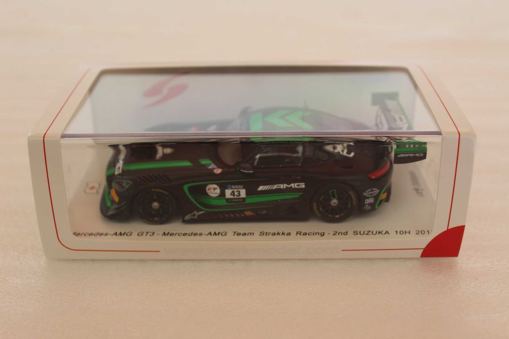 Miniatura 1/43 Mercedes AMG GT3 2º 10H Suzuka 2018 Alvaro Parente