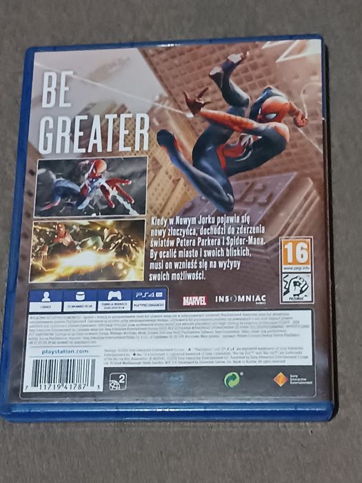 Spiderman PlayStation 4 (kompatybilna z PlayStation5)