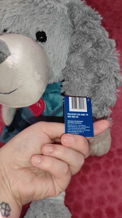 Peluche médio (amor) amo-te NOVO