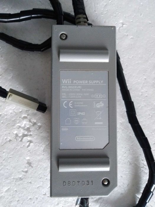 Carregador /Transformador para Consola Nintendo Wii RVL-002