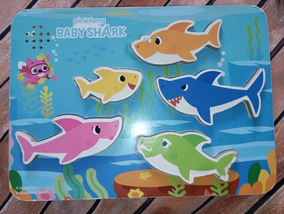 Музичний дерев'яний пазл-вкладка