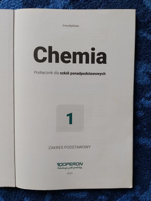 Chemia 1 - Podręcznik