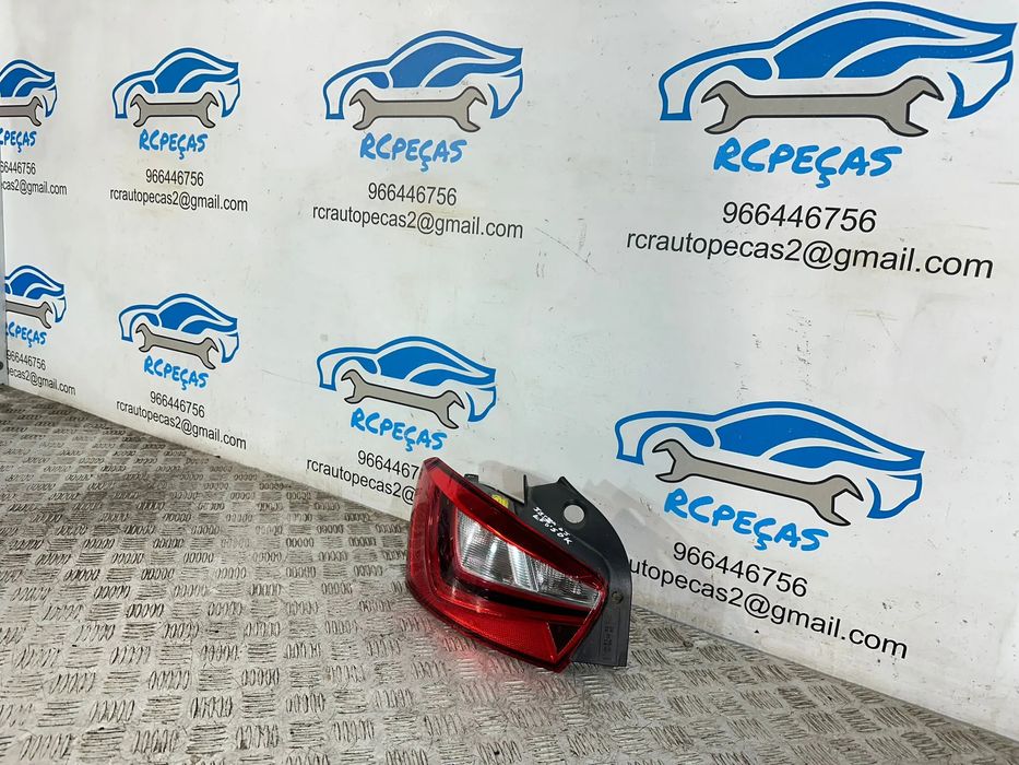 Conjunto Farolins Led Tras Traseiro Direito Esquerdo Seat Ibiza 6J
