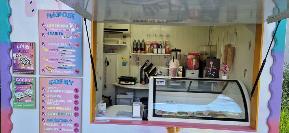 Budka na lody gastronomiczna