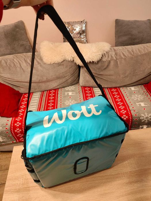 Torba Termiczna Duża WOLT Kurier Dostaw Jedzenia Catering Izotermiczna