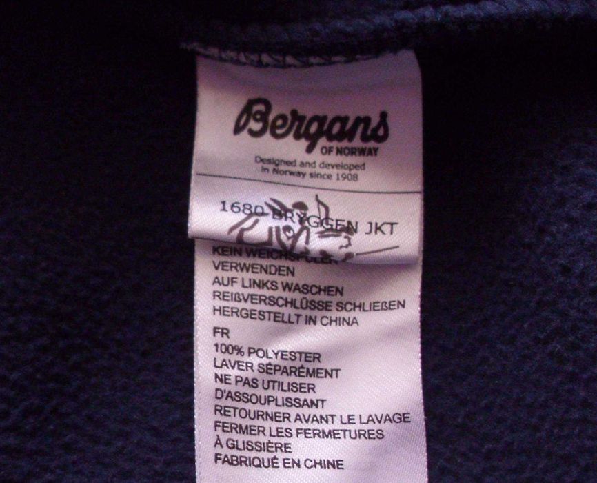 kurtka polarowa BERGANS Of Norway BRYGGEN męska L kaptur