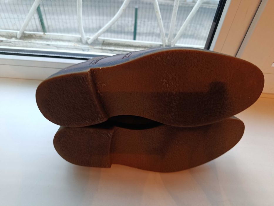 Ботинки кожанные, коричневые, утепленные. Бренд Miguel*m, Португалия.