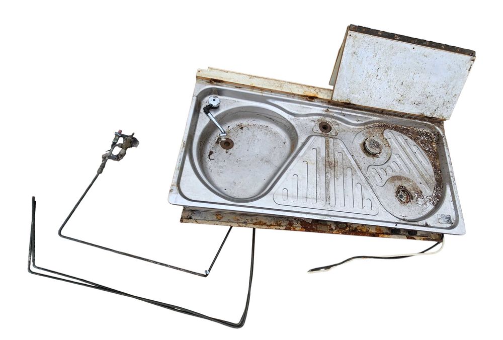 Używana kuchenko-umywalka do campera Kampera