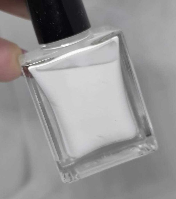 Verniz Watercolor Branco - Efeito Mármore - Unhas Nail Art