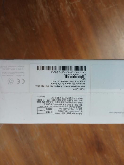 оригінальна зарядка 85wApple MagSafe Power Adapter 85W