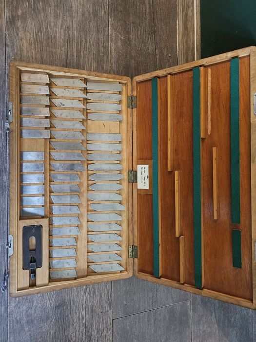 Zestaw nowych płytek wzorcowych 62 elementow Frezarka Tokarka solidne