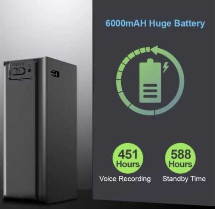 Диктофон Vandlion V79 6000 мА шумодав магніт 128