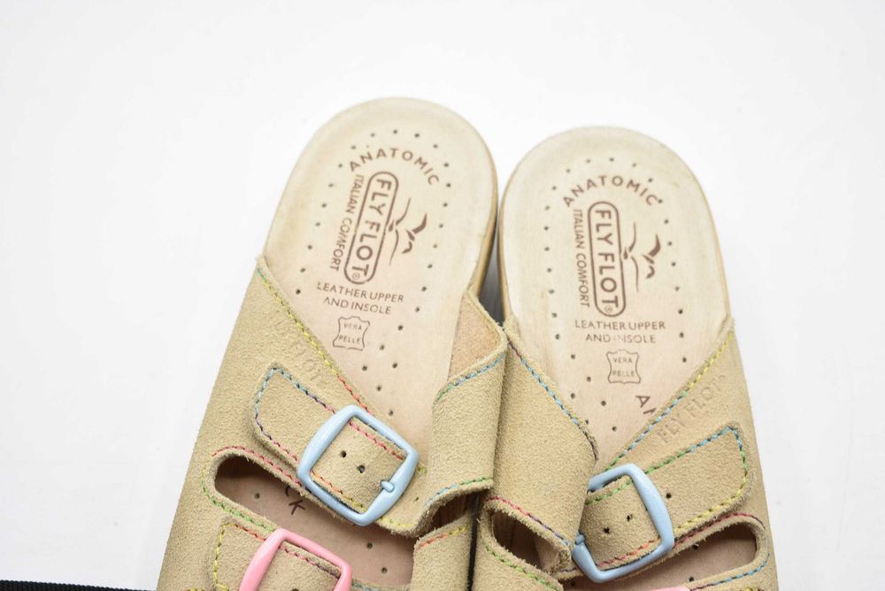 Klapki Fly Flot roz. 39 / anatomiczne/ włoskie/ jak nowe