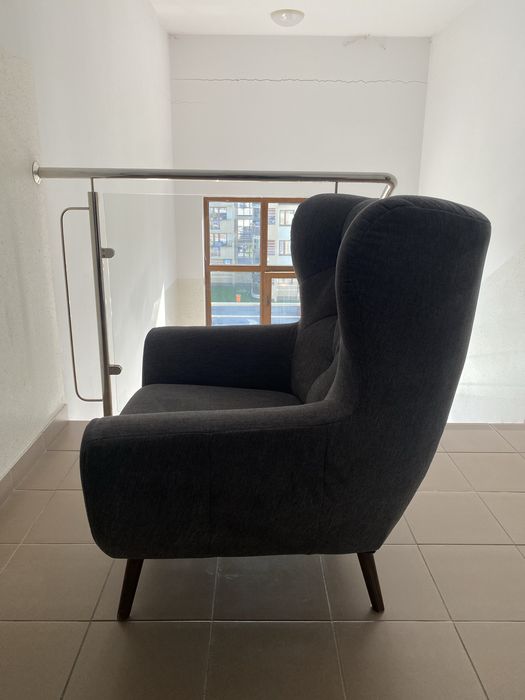 Fotel VOSS Gala Collezione | Szary | Premium | Bardzo dobry stan