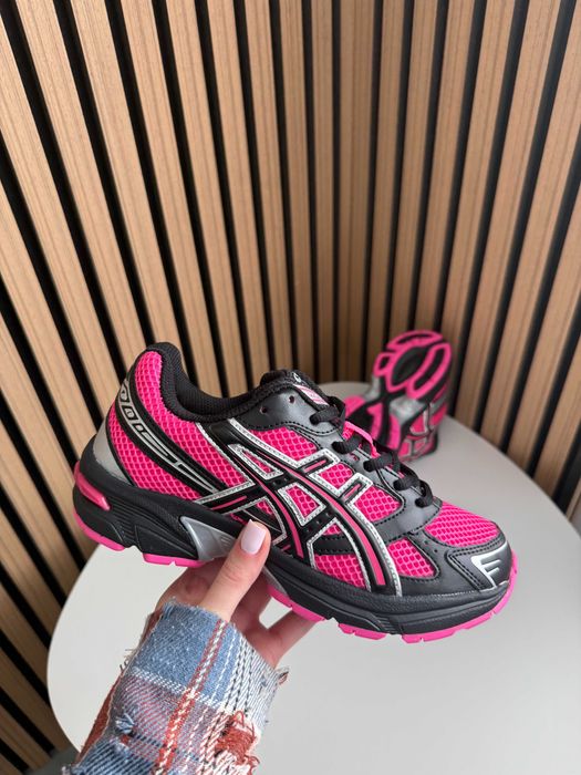 ‼️НОВІ Кросівки Asics Gel-1130 Pink Black Silver
