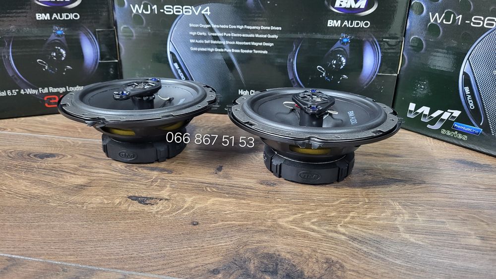 16см Boschmann WJ1-S66V4 динаміки в авто, колонки, автозвук,  акустика