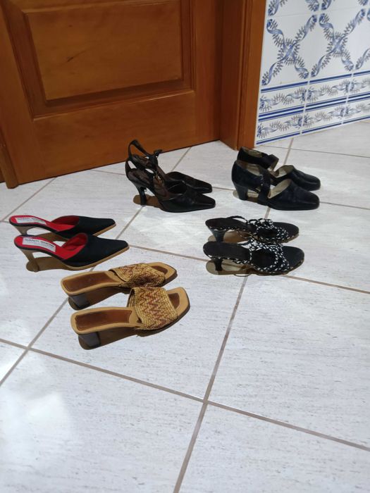 Calçado ainda em bom estado