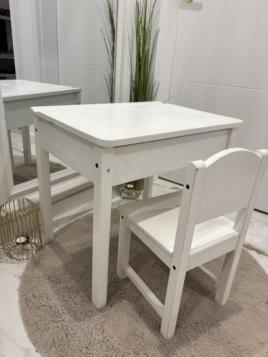 SUNDVIK biurko dla dziecka krzesło IKEA