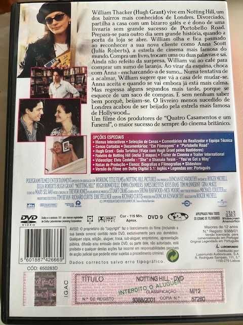Notting Hill com Hugh Grant e Julia Roberts