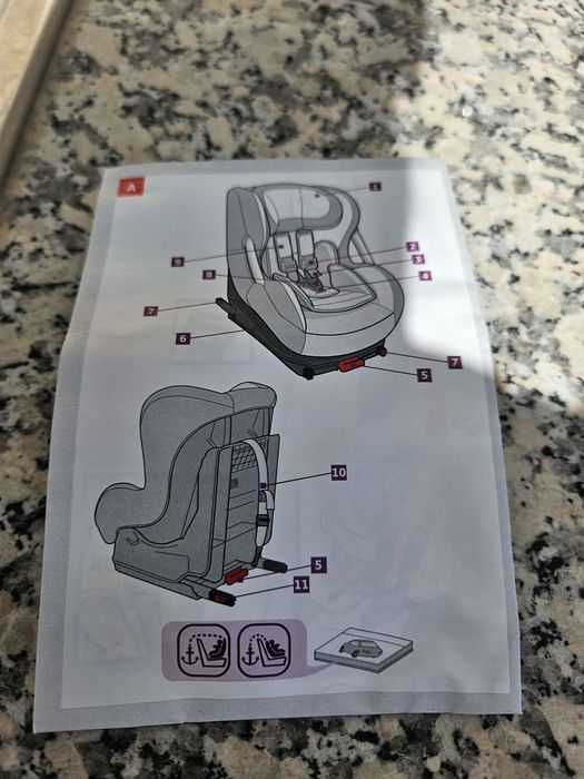 Cadeira de transporte de criança